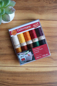 Fall Sew All Polyester Thread 10 Spool Set