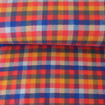 Load image into Gallery viewer, Navy/Orange/Gold Mini Check | Mammoth Flannel | Robert Kaufman
