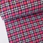 Load image into Gallery viewer, Fuchsia/Black/Ivory Plaid | Mammoth Flannel | Robert Kaufman
