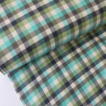 Load image into Gallery viewer, Navy/Fern/Blue Mini Check | Mammoth Flannel | Robert Kaufman
