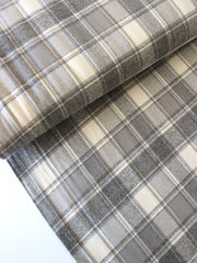 Load image into Gallery viewer, Iron/Ivory Plaid | Mammoth Flannel | Robert Kaufman
