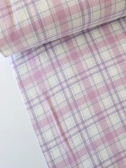 Load image into Gallery viewer, Ivory/Blush/Lavender Plaid | Mammoth Flannel | Robert Kaufman