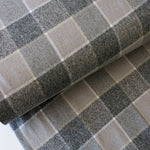 Load image into Gallery viewer, Platinum/Charcoal/Ivory Plaid | Mammoth Flannel | Robert Kaufman
