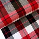 Load image into Gallery viewer, Red/Black/Ivory/Olive Plaid | Mammoth Flannel | Robert Kaufman
