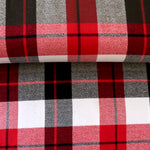 Load image into Gallery viewer, Red/Black/Ivory/Olive Plaid | Mammoth Flannel | Robert Kaufman
