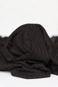 Black 8x3 Yummy Rib Knit