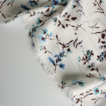 Load image into Gallery viewer, Irina (Blue) On Ivory Yummy Rib Knit
