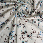 Load image into Gallery viewer, Irina (Blue) On Ivory Yummy Rib Knit
