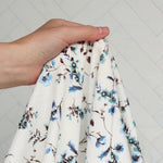Load image into Gallery viewer, Irina (Blue) On Ivory Yummy Rib Knit

