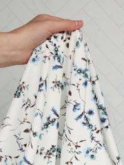 Load image into Gallery viewer, Irina (Blue) On Ivory Yummy Rib Knit