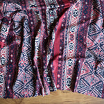 Load image into Gallery viewer, Burgundy &amp; Navy Alexi Vertical Stripe Double Brushed Poly
