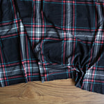 Load image into Gallery viewer, Teal &amp; Poppy Window Pane Plaid Double Brushed Poly
