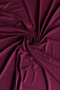 Burgundy Double Brushed Poly