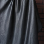 Load image into Gallery viewer, Black Fleece Backed Vegan Stretch Leather
