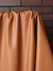 Load image into Gallery viewer, Camel Fleece Backed Vegan Stretch Leather