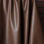 Load image into Gallery viewer, Brown Fleece Backed Vegan Stretch Leather
