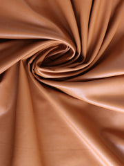 Load image into Gallery viewer, Camel Fleece Backed Vegan Stretch Leather