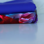 Load image into Gallery viewer, Floral Transformation &amp; Royal Matte Swim Bundle | 1/2YD Each
