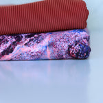 Load image into Gallery viewer, Marble Valley &amp; Warm Pinecone Ribbed Swim Bundle | 1/2YD Each
