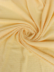Load image into Gallery viewer, 1YD 19IN REMNANT; Pastel Yellow Smocked Jersey Knit
