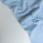 Load image into Gallery viewer, Pastel Blue Smocked Jersey Knit
