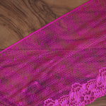 Load image into Gallery viewer, Hot Pink &amp; Orange 8.5&quot; Wide Stretch Lace
