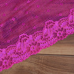 Load image into Gallery viewer, Hot Pink &amp; Orange 8.5&quot; Wide Stretch Lace
