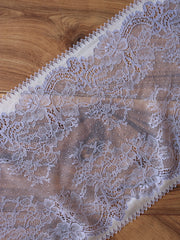 Load image into Gallery viewer, Lilac &amp; Ivory 9" Wide Stretch Lace