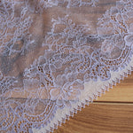 Load image into Gallery viewer, Lilac &amp; Ivory 9" Wide Stretch Lace
