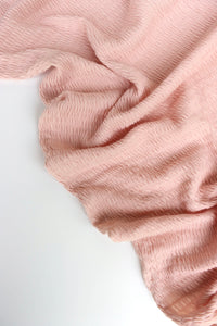 Pastel Pink Smocked Jersey Knit
