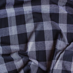 Load image into Gallery viewer, Black &amp; White Window Pane Techno Crepe
