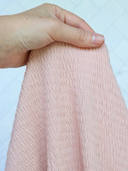 Load image into Gallery viewer, Pastel Pink Smocked Jersey Knit