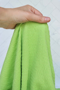 Apple Smocked Jersey Knit