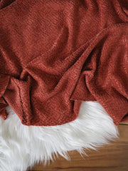 Load image into Gallery viewer, Strawberry Wine Hanfleur Chenille Sweater Knit