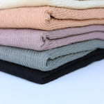 Load image into Gallery viewer, Mocha Smocked Jersey Knit
