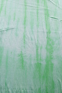 Tie Dye Spring Green Knit Gauze
