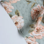 Load image into Gallery viewer, Gabi on Seafoam Swiss Dot Chiffon
