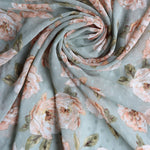Load image into Gallery viewer, Gabi on Seafoam Swiss Dot Chiffon
