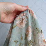 Load image into Gallery viewer, Gabi on Seafoam Swiss Dot Chiffon
