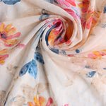 Load image into Gallery viewer, Freya on Peach Swiss Dot Chiffon
