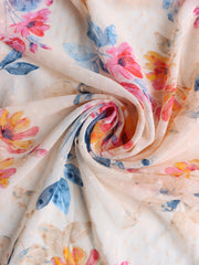 Load image into Gallery viewer, Freya on Peach Swiss Dot Chiffon