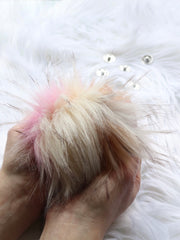 Load image into Gallery viewer, Large 6&quot; Faux Fur Pom-Pom
