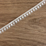 Load image into Gallery viewer, Beige .5" Wide Crochet Lace Trim
