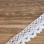 Load image into Gallery viewer, White 1.25&quot; Wide Crochet Lace
