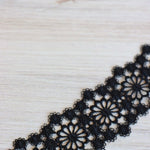 Load image into Gallery viewer, Black 1.75" Wide Venice Lace
