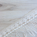 Load image into Gallery viewer, White 5" Wide Fringe Trim
