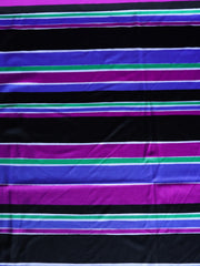 Load image into Gallery viewer, K-Deer Blue/Purple/Green/Black/White Stripe Athletic Nylon/Spandex Tricot
