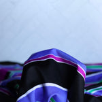 Load image into Gallery viewer, K-Deer Blue/Purple/Green/Black/White Stripe Athletic Nylon/Spandex Tricot
