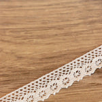 Load image into Gallery viewer, Beige .75" Wide Crochet Lace Trim

