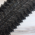 Load image into Gallery viewer, Black 7.5" Wide Venice Lace

